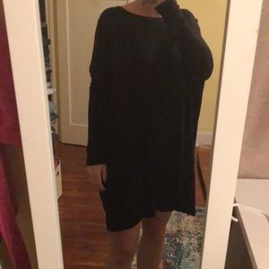 Black long sleeve dress